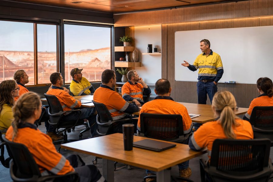Mining and civil construction training workshop